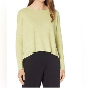 Eileen Fisher Delave Organic Linen Pullover